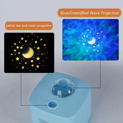 3D Ocean Light Projector Star Projector Lamp