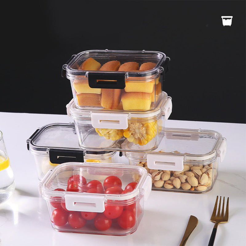 Transparent Food Container Storage Box 3pcs Set