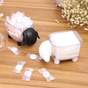 Multifunctional Creative Dustproof Acrylic Cute Sheep Cotton Bud Holder Storage Box