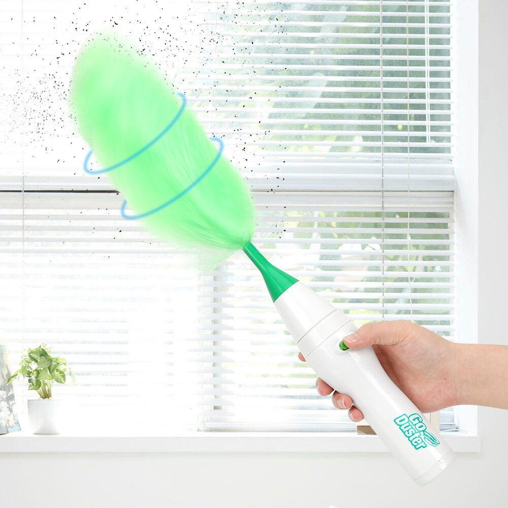 Multi Functional Cell Operated Automatic Feather Duster Household Dust Cleaning Brush