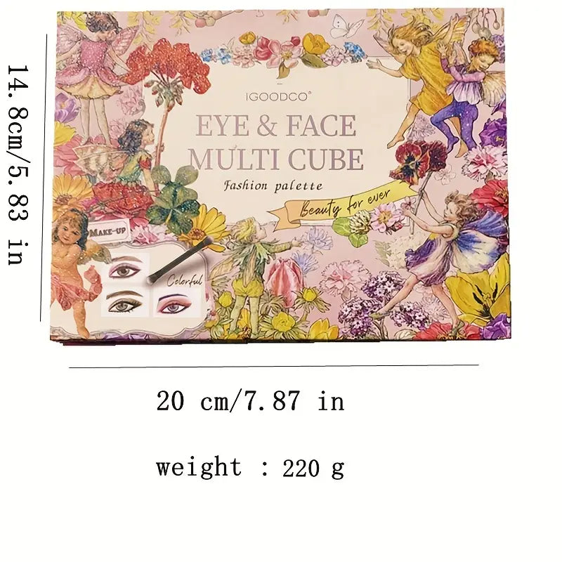 Igoodco 33 Colors Eye And Face Mullti Cube Fashion Palette Beauty For Ever Eyeshadow And Blusher Palette
