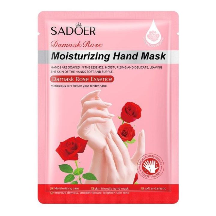 Sadoer DeMask Rose Moisturizing Hand Mask
