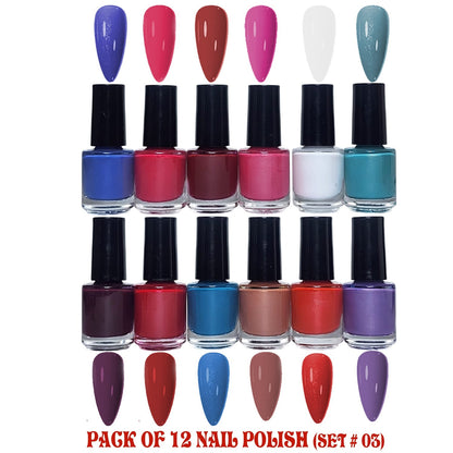 12pcs Peel Off Nail Polish