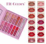 Fit Colors Matte Lip Gloss Pack Of 14Pcs Set