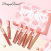 Dragon Ranee 6Pcs Liquid Long Lasting Lip Gloss Set