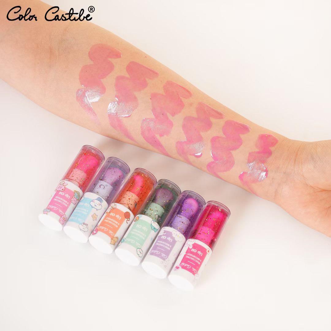 Color Castle Moisturizing And Waterproof Lip Oil 6Pcs Set