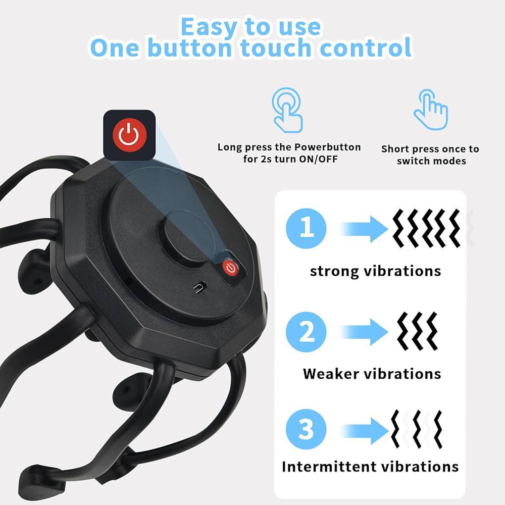 Octopus Electric Head Massager Head Scratcher Vibration Scalp Massage For Relax & Stress Relief Better Sleep