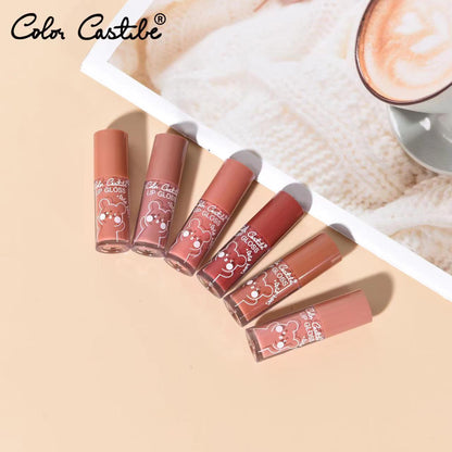 COLOR CASTLE Nude Lip Gloss  6in1 Pack