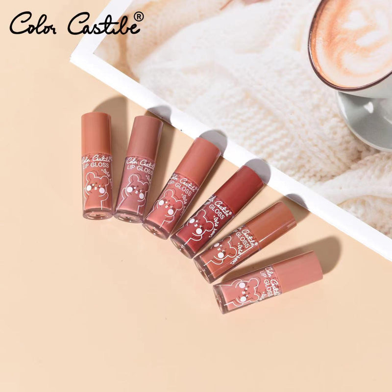 COLOR CASTLE Nude Lip Gloss  6in1 Pack