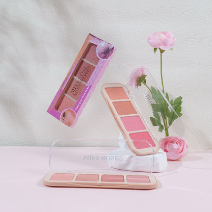Miss Rose Butter Blend 4-Color Blush Palette