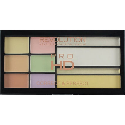 Makeup Revolution HD Correct And Perfect Palette 10 Colors