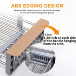 Multifunctional Adjustable Stainless Steel Sink Drainer Basket Drain Rack