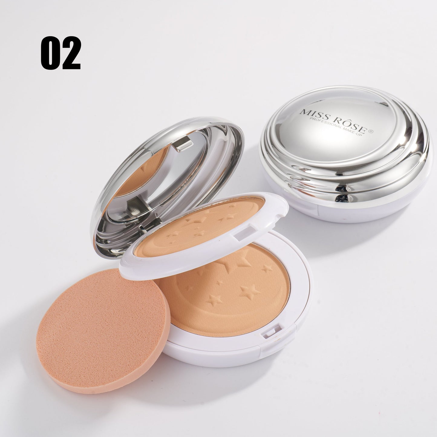 Miss Rose 2in1 Matte Compact Powder