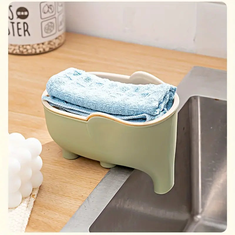 Elephant Design Creative Draining Soap Tray Holder