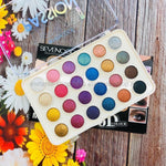 Seven Cool 24 Color Shimmer Eyeshadow Palette