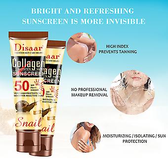 Disaar Collagen Sunscreen Face Body Skin Care SPF50++ UVA UVB Sun Protection Cream Oil-Control Moisturizing Sun Screen