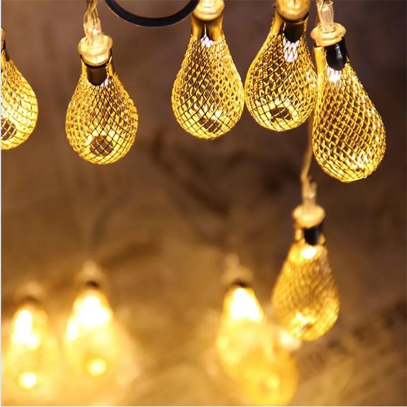 Bulb Style LED String Warm Fairy Light USB & AA Battery Operated