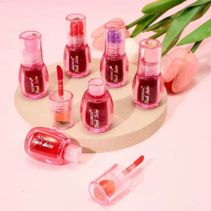Hudamoji Fresh Juice Fruit Lip Tint Set 6pcs