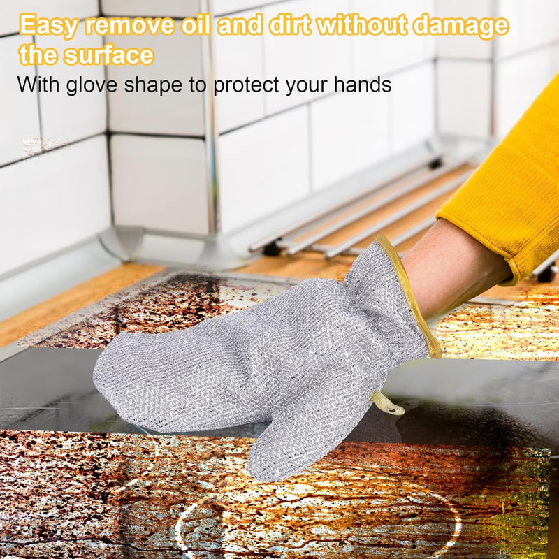 Multipurpose Silver Dishwashing Gloves Cleaning Gloves