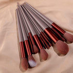 13 Pcs Makeup Brushes Set With Pouch Blending Beauty Soft Make Up Tool