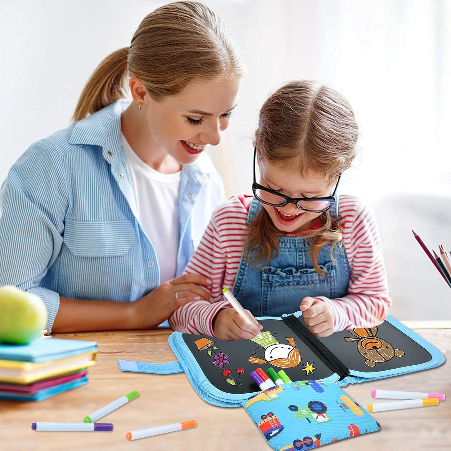 Portable Reusable Coloring Book Graffiti Drawing Board Sketch Book