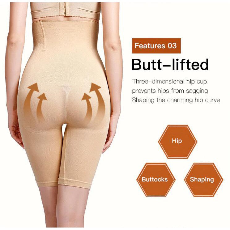 High Waist Breathable Butt Lifter Belly and Hip Control Body Shaper Slimming Panty Tummy Control