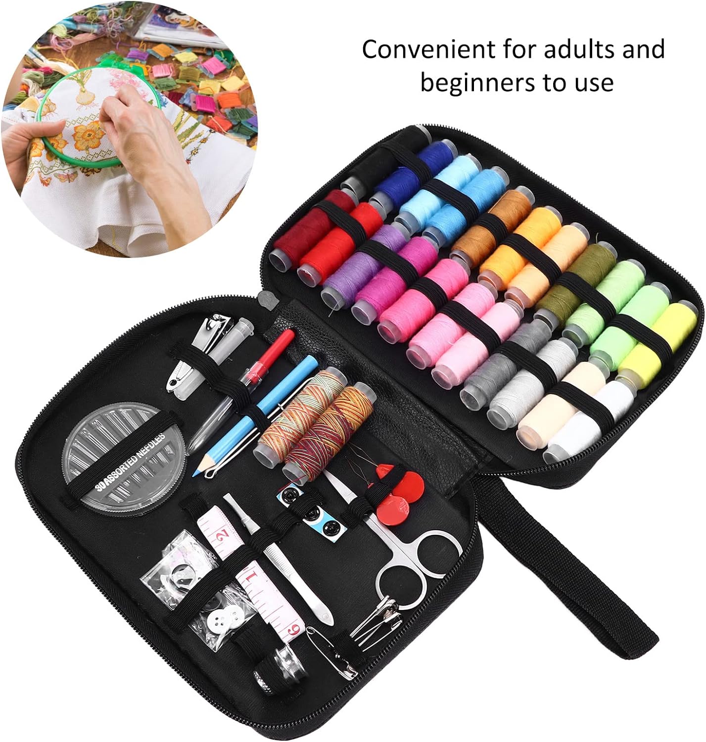 98Pcs Sewing Tool Kit With Premium Quality Bag