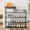 L-Shaped 5Layer Shoe Rack High Capacity Shoe Organizer