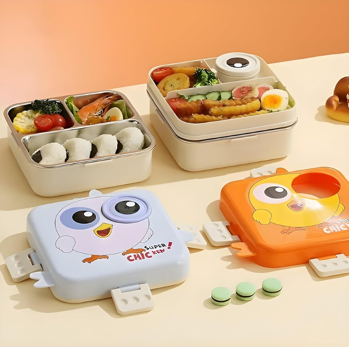 Premium Stainless Steel Tiffin Lunch Box For Kid