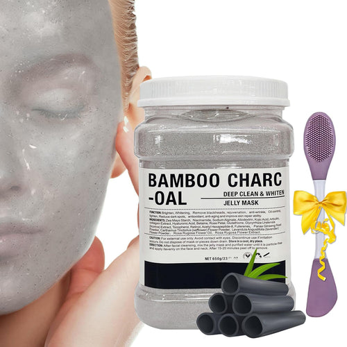 Bamboo Charcoal Shrink Pores And Deeply Clean Jelly Mask