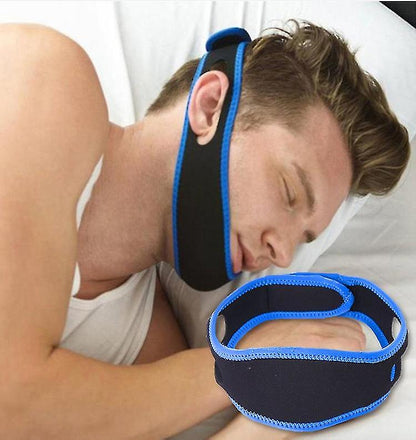 Adjustable And Breathable Head Band Anti Snore Chin Strap