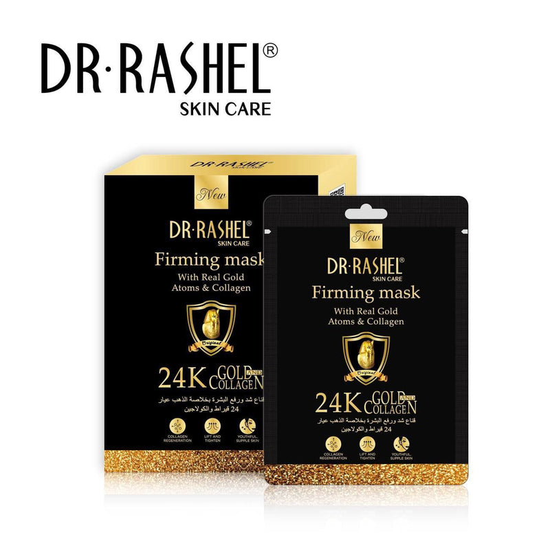 Dr Rashel 24k Gold Collagen Firming Mask Sheet Mask 10Pcs in Box