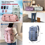 Multifunctional Solo Travel Bag With Shoe Compartment And Wet Pocket Large Capacity Travel Backpack