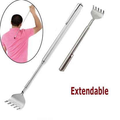 Stainless Steel Extendable Back Scratcher Back Long Fork