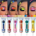 Huxia Beauty Pack of 6 Neon Colors Eye Shadows For Girls And Women