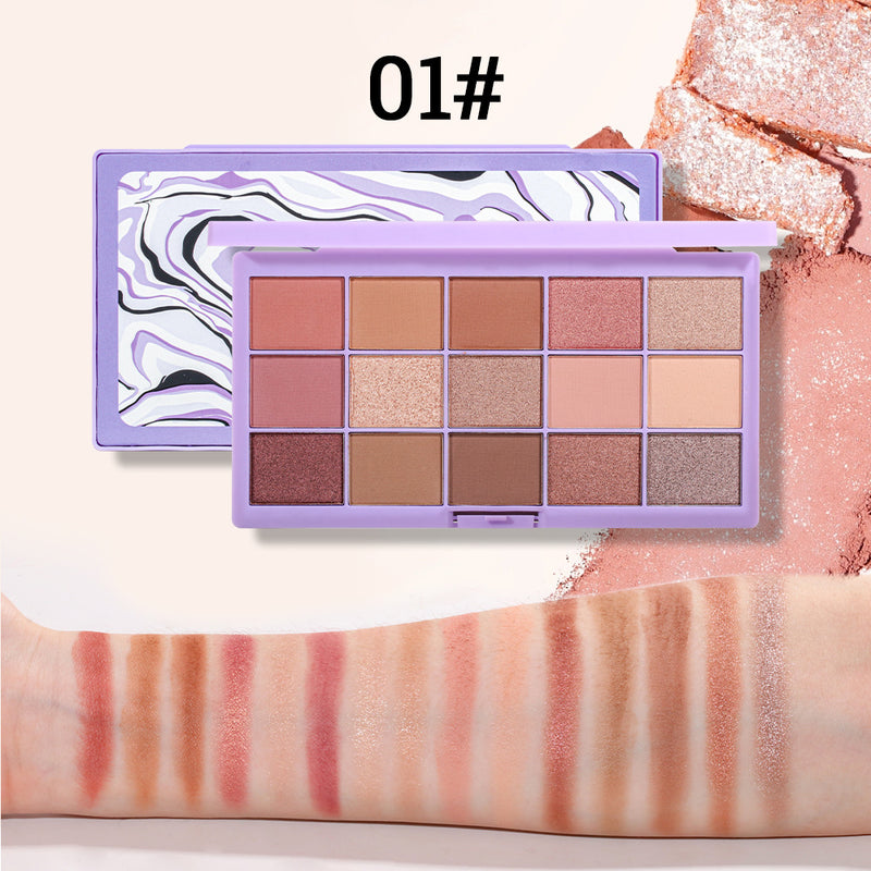 Miss Rose New Nude Mysterious 15 Color Eyeshadow Palette