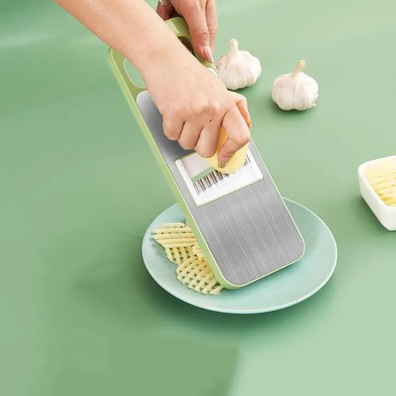 Stainless Steel 5in1 Multifunctional Vegetable Slicer Cutter