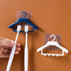 Multifunctional Mini Wall Mounted Hangers Style Toothbrush Holder