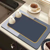 Anti Slip Simple Countertop Table Mat Dish Drying Mat