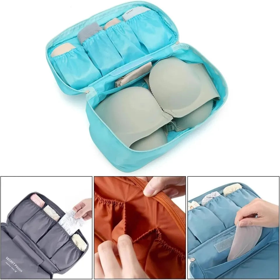 Multifunctional Portable Fashion Women's Bra Underwear Waterproof Storage Bag Organizer