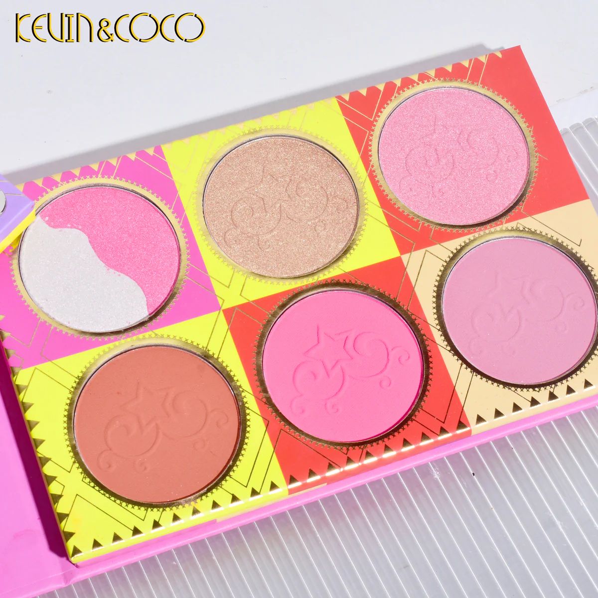 Kevin & Coco 51-Color Eyeshadow & Highlighter Palette