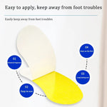 Shoes Insoles Deodorant Sticker Foot Odor Insole Sterilization Antibacterial 10Pcs Set