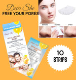 Dear She Hylauronic Acid Nose Strip Instantly Blackheads Removal Nose Pore Cleansing 10 Strips