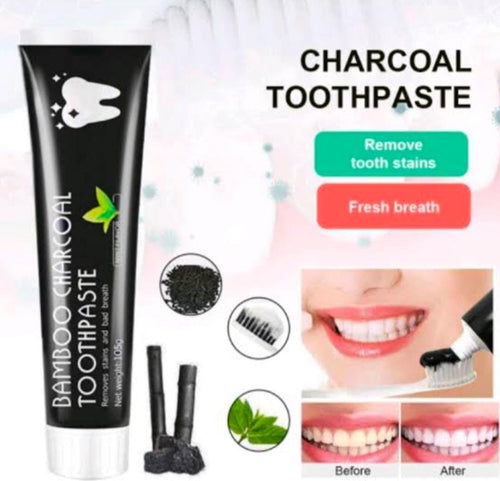 Bamboo Charcoal Toothpaste Removes Stains And Bad Breath 105g