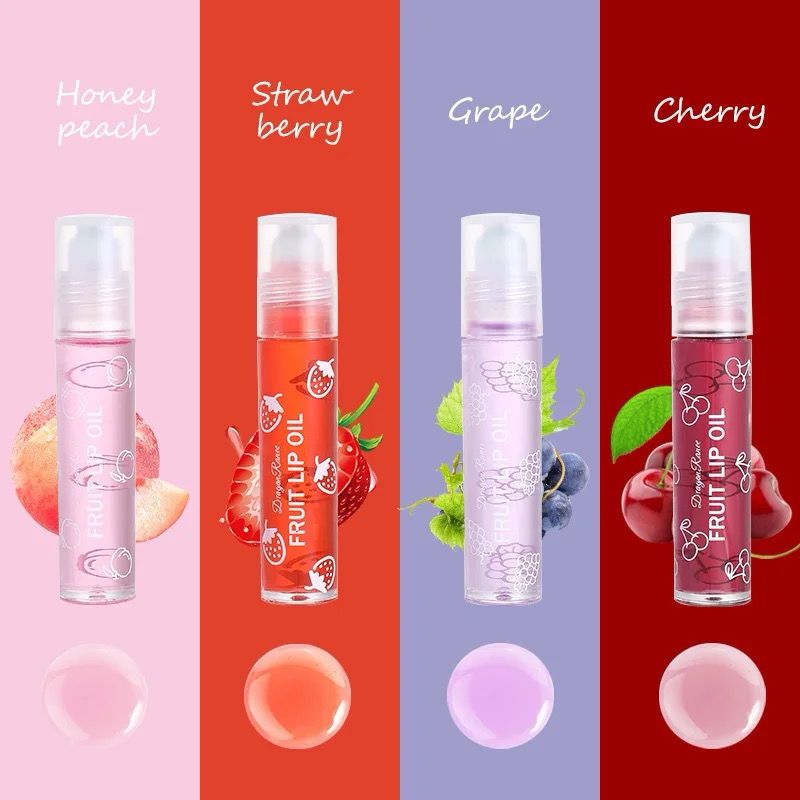 Dragon Ranee 4pcs Fruit Lip Oil