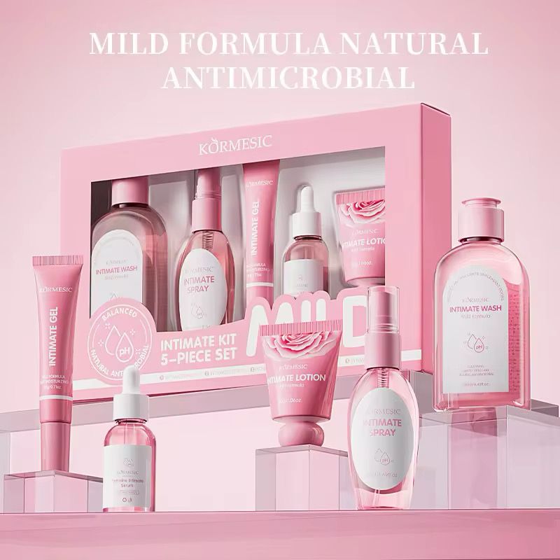KORMESIC Mild Balanced Natural Antimicrobial Intimate Kit 5 Piece Set
