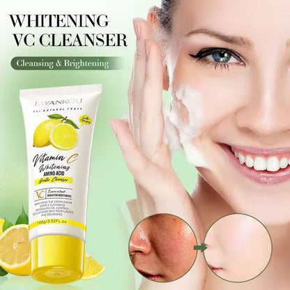 FAYANKOU Lemon Extract Vitamin C Whitening Oil Control Moisturizing Smooth Brightening Face Wash