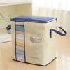 Multipurpose Non Woven Storage Bag Organizer With Handle Transparent Visual Window for Clothes & Blanket