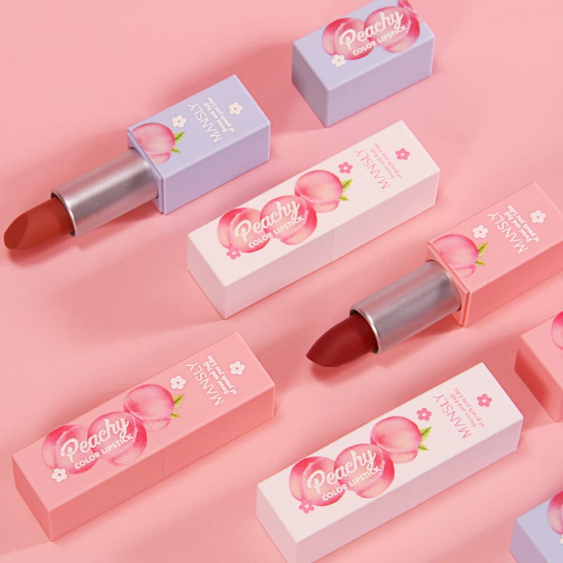 Honey Peach Velvet Matte Lipstick 3 Pieces