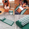 Acupressure Mat and Pillow Set For Back and Neck Pain Relief Cushion Pillow Anti Stress Acupuncture pad Needle Massager